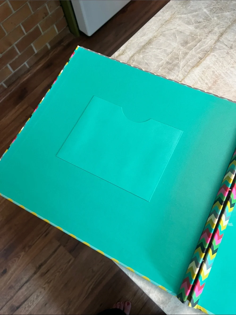 Chevron Pattern Photo album scrapbook book